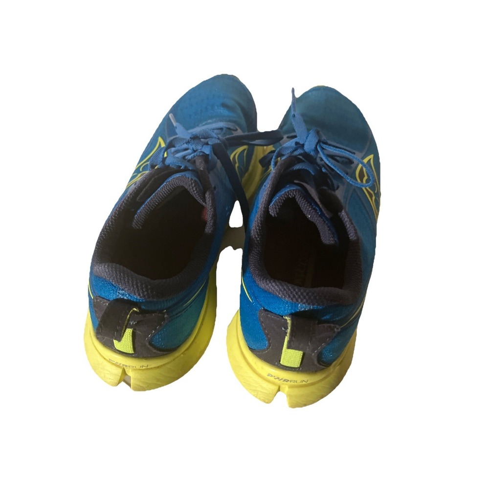 Saucony Women's Kinvara 13 Sneakers, Blue/Yellow, US 8 USED - Picture 2 of 6